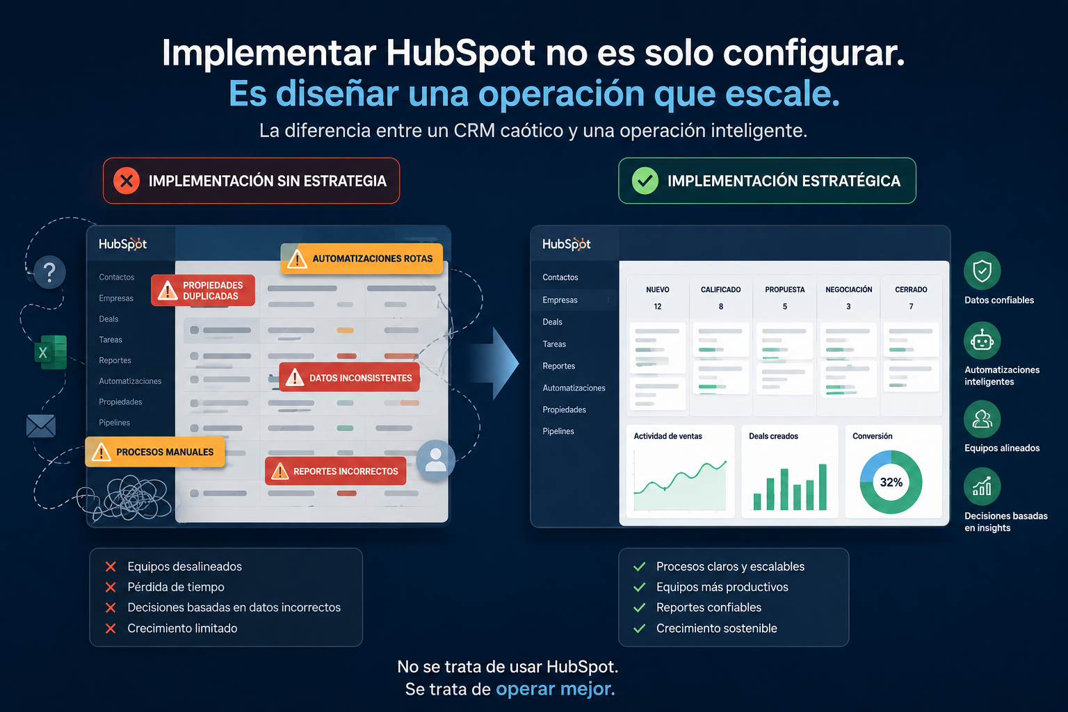 Por qué muchas implementaciones de HubSpot terminan siendo difíciles de mantener